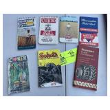 GROUP OF VINTAGE FARMERS NOTEBOOKS, 1940'S, 1960'S