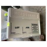 INSPECTIONS JOB BOX