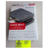 MAXSAFES LIFESTYLE TOUGH LARGE LOCK BOX, 2 KEYS 16