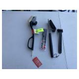 GROUP OF GRILLING ITEMS INCLUDING, THERMOMETER, ST