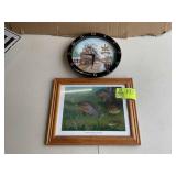 GROUP INCLUDING, RAILROAD CLOCK 11.5 IN DIAMETER,