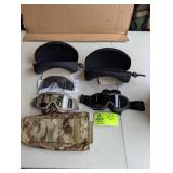 GROUP INCLUDING, 2 PAIR GOGGLES, AND EMPTY CASES
