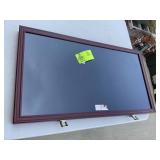 DISPLAY BOX WITH PLEXIGLASS TOP, 29 IN X 16 IN