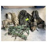 GROUP OF MILITARY SURPLUS ITEMS, TACTICAL VEST, SH