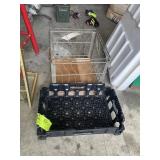 PLASTIC COKE-COLA CRATE AND BARBORS DAIRY MILK CRA