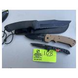 GROUP OF CRKT KNIVES, FOLDING AND FIXED BLADE