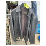 COLUMBIA MENS LEATHER JACKET SIZE 2XL