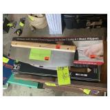 GROUP INCLUDING, CHEF KNIVES, PIZZA CUTTER, FOOD F