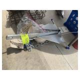 MISC GROUP INCLUDING BOAT ANCHOR WITH ROPE, CARBUR