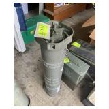 US MILITARY 155MM WEAPON CANISTER, DENTED