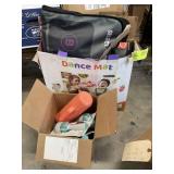 GROUP INCLUDING DANCE MAT AND BOX WITH FRIDA BABY