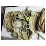 BLACK HAWK MILITARY STYLE BACKPACK AND TAN MILITAR