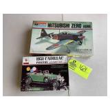 PAIR OF VINTAGE MODELS, 1931 CADILLAC PHAETON AND