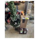 MISC GROUP INCLUDING LED LANTERNS, 4 FT CHRISTMAS