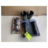 FLUSH MOUNT ROD HOLDERS, FLASHLIGHT AND CUP HOLDER