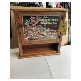 GILBERT TOYS AMERICAN FLYER TRAINS DISPLAY CASE, 2