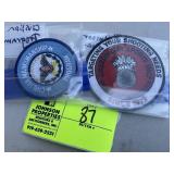 PAIR OF VINTAGE PATCHES, CIVILIAN MARKSMANSHIP PRO