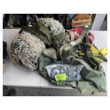 CANOPY STYLE MILITARY SURPLUS PARACHUTE, MISSING P