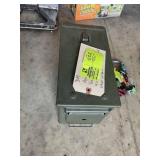AMMO CAN WITH ASSORTED BRASS CASINGS