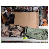 US MILITARY DUFFEL BAG AND TAN SOFT-SIDED DUFFEL B