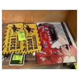 GROUP INCLUDING DALE EARNHARDT JR SIGN AND METAL L