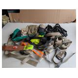 GROUP OF MISC BELTS AND STRAPS