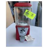 OAK A AND A GUMBALL MACHINE, NO KEY, WORKING CONDI
