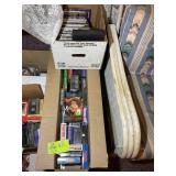 GROUP OF VHS TAPES AND DVD