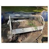 METAL BED FRAME PLANTER 53" X 27"