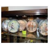 GROUP OF 5 ORIENTAL THEMED COLLECTORS PLATES