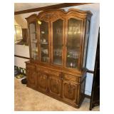 LARGE THOMASVILLE 8 DOOR 3 DRAWER LIGHTED CHINA CA