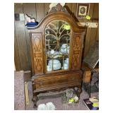 ONE DOOR ONE DRAWER VINTAGE CHINA CABINET, SOME DA