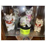 MISC GROUP OF CAT FIGURINES INCLUDING, THE ROYAL K