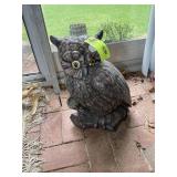 LARGE CERAMIC OWL 17 IN TALL