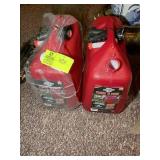 PAIR OF 5 GALLON GAS CANS