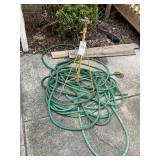 GARDEN SPRINKLER AND HOSE