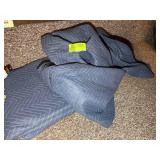 PAIR OF MOVING BLANKETS