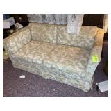 UPHOLSTERED LOVE SEAT, 63 IN LONG