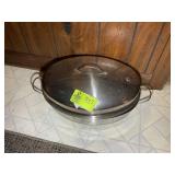 GOURMET BUFFET, STAINLESS STEEL ROASTING PAN WITH