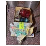 GROUP OF CANDLE HOLDERS, ELECTRIC CANDLE STICKS, C