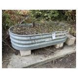 GALVANIZED WATER TROUGH 51" X 26" X 12"