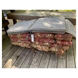 GROUP OF OUTDOOR PATIO CHAIR CUSHIONS