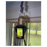 GROUP OF HANGING Dï¿½COR, BLUE LANTERN, SPIRAL WIND