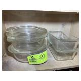 GROUP OF PYREX BAKING DISHES