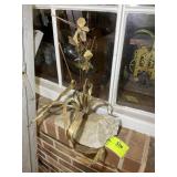 APPEARS TO BE MID-CENTURY BRUTALIST WELDED BRASS A