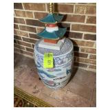 ORIENTAL THEMED PLANT STAND 16 IN TALL AND ORIENTA