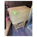TV TRAYS WITH STAND
