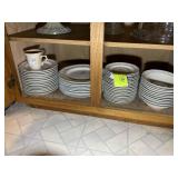 GROUP OF BRICKOVE STONEWARE, APPROX 52 PCS, SOME W