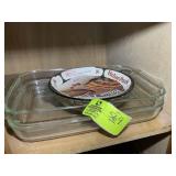 GROUP OF ANCHOR HOCKING BAKING DISHES