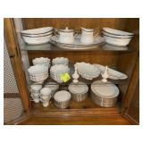 GROUP OF LENOX CHINA, SNOW LILLY PATTERN, APPROX 6
